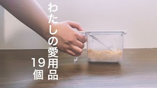 【ミニマリスト】買ってよかったキッチンツール19選【サクサク紹介】 [upl. by Sonahpets]