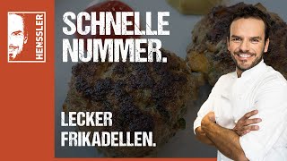 Schnelles Frikadellen Rezept von Steffen Henssler [upl. by Stanislaw]