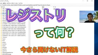 IT用語かんたん解説 レジストリって何？ [upl. by Aisitel]