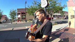 quotTake It Easyquot  The Eagles LIVE from a corner in Winslow Arizona [upl. by Ueik]