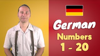 Learn German Numbers 120  German 1 to 20 [upl. by Greabe]