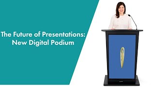 Digital Podiums for Modern Presentations  Displays2go® [upl. by Annaujat]