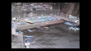 TSUNAMI 3112011両石町津波映像 in English Ryoishi townKamaishi City Iwate pref Japan [upl. by Anaihk]