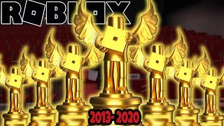 ALL BLOXY AWARD INTROS 2013  2021 ROBLOX 🏆 [upl. by Whitebook]