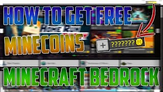 ✔ How To Get Free Minecoins Minecraft Bedrock Multiple Methods [upl. by Lilia]