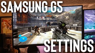 My Personal Samsung G5 Monitor Settings [upl. by Haile]