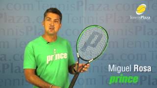 Prince Tour 100p Tennis Racquet Review  Tennis Plaza [upl. by Butte]