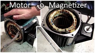 Gutted Electric Motor Into Magnetizer  Demagnetizer [upl. by Harberd]