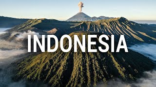 Indonesia 4K Drone  Java Sulawesi amp Sumatra  Islands Volcanoes amp Waterfalls [upl. by Carmelo629]