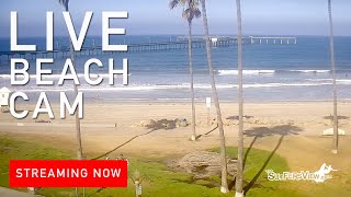 Live Surf Cam Ocean Beach San Diego California [upl. by Anelem162]