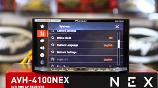 How to switch the language on a Pioneer AVH 4100 or AVIC 5100610071008100NEX [upl. by Coleville94]