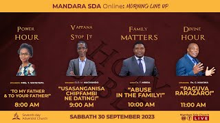 SDA Church Mandara  Sabbath Morning Service  30 September 2023  From 8am to 12pm [upl. by Demha]