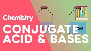 Conjugate Acids amp Bases  Acids Bases amp Alkalis  Chemistry  FuseSchool [upl. by Aenad223]