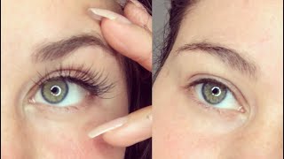 DIY Wimpernverlängerung mit EINZELWIMPERN selber machen I Marina Si [upl. by Costin]