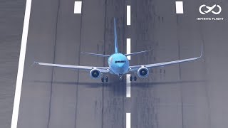 Crosswind Takeoff  Airliner Tutorial [upl. by Edmund]