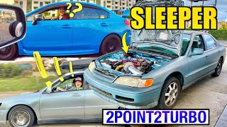 Unsuspecting Cars get Passed by Turbo Sleeper Accord [upl. by Mendy]