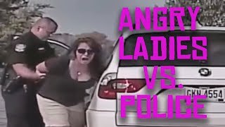 Angry lady vs Police Compilation [upl. by Waller235]