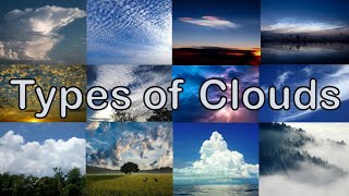 Types of Clouds  Shape color weather height and all about Clouds  Geography [upl. by Naitsirhk110]