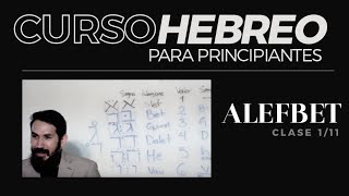 CURSO HEBREO para principiantes 111 clase Alefbet [upl. by Enirac]