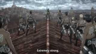 Shingeki No Kyojin Episode 7 Epic Mikasa [upl. by Kopple]