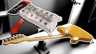 HOW TO  Install FENDER LOCKING TUNERS [upl. by Otrebcire]