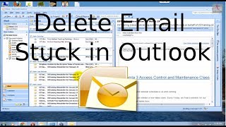 Delete Email stuck in Outlook Outbox [upl. by Tarsuss]