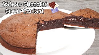 Gâteau Au Chocolat Au Coeur Coulant  gâteau facile et rapide [upl. by Enel639]