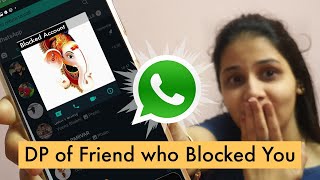 How to see Profile Photo after getting Blocked on WhatsApp🔥 [upl. by Nosrak]