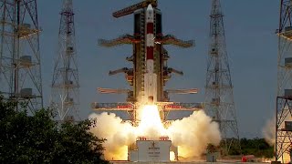 Blastoff Indias AdityaL1 sun probe launched atop PSLV rocket [upl. by Eatnahc]