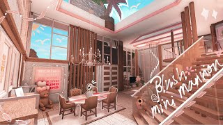 BLOXBURG Blush Mini Mansion  speedbuild x kukocrunchy ♡ [upl. by Sender]