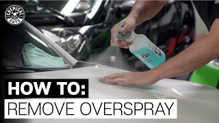 How To Safely Remove Paint Overspray  Chemical Guys [upl. by Esinev]