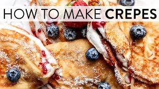 How to Make Crepes  Sallys Baking Recipes [upl. by Airpac]