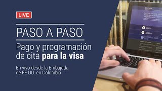 Pago y programación de cita para la visa [upl. by Retepnhoj]