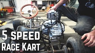 Were Building a 5 Speed Racing Kart 16HP [upl. by Annal25]