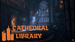 Cathedral Library 🕯📜  ASMR Ambience [upl. by Lynette]