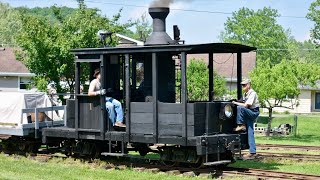 Replica Climax Logging Steam Locomotive Locust Heights and Western [upl. by Imhsar995]