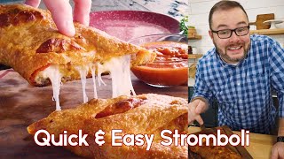 Quick and Easy Stromboli [upl. by Elleuqar97]