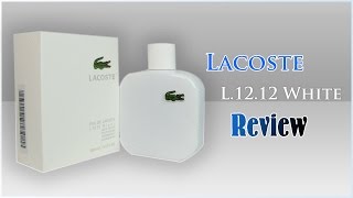 Lacoste  L1212 Blanc  White  Fragrance Review [upl. by Cairns68]