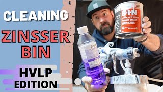 How to Clean Zinsser BIN  HVLP Gun Cleaning  Graco 95 Finish Pro [upl. by Ydok907]