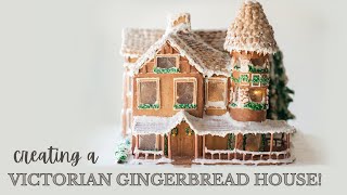 EPIC Gingerbread House 2020  Creating a Victorian Gingerbread Mansion [upl. by Molini523]