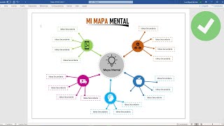 Mapa mental en Word [upl. by Seen]