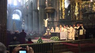 Swinging the censer at Santiago de Compostela Spain [upl. by Worth]