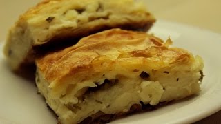 Turkish Water Borek Delicious Cheese Borek Recipe [upl. by Ruphina]