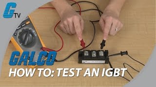 How to test an IGBT with a Multimeter [upl. by Lange]