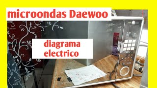 diagrama electrico microondas Daewoo [upl. by Medora]