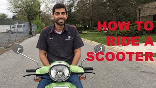 How to ride a scooter  tips tricks and more [upl. by Enilra]