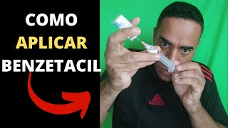 Como Aplicar Benzetacil  Técnica de Aplicação Intramuscular [upl. by Tound410]