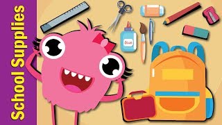 School Supplies Song  Fun Kids English [upl. by Eneirda]