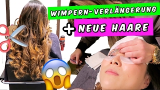 UMSTYLING Wimpernverlängerung  neue Haare  Färben in der Stillzeit  Mamiseelen [upl. by Inaffyt868]