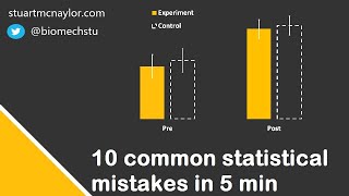 Ten Statistical Mistakes in 5 Min [upl. by Tobias]